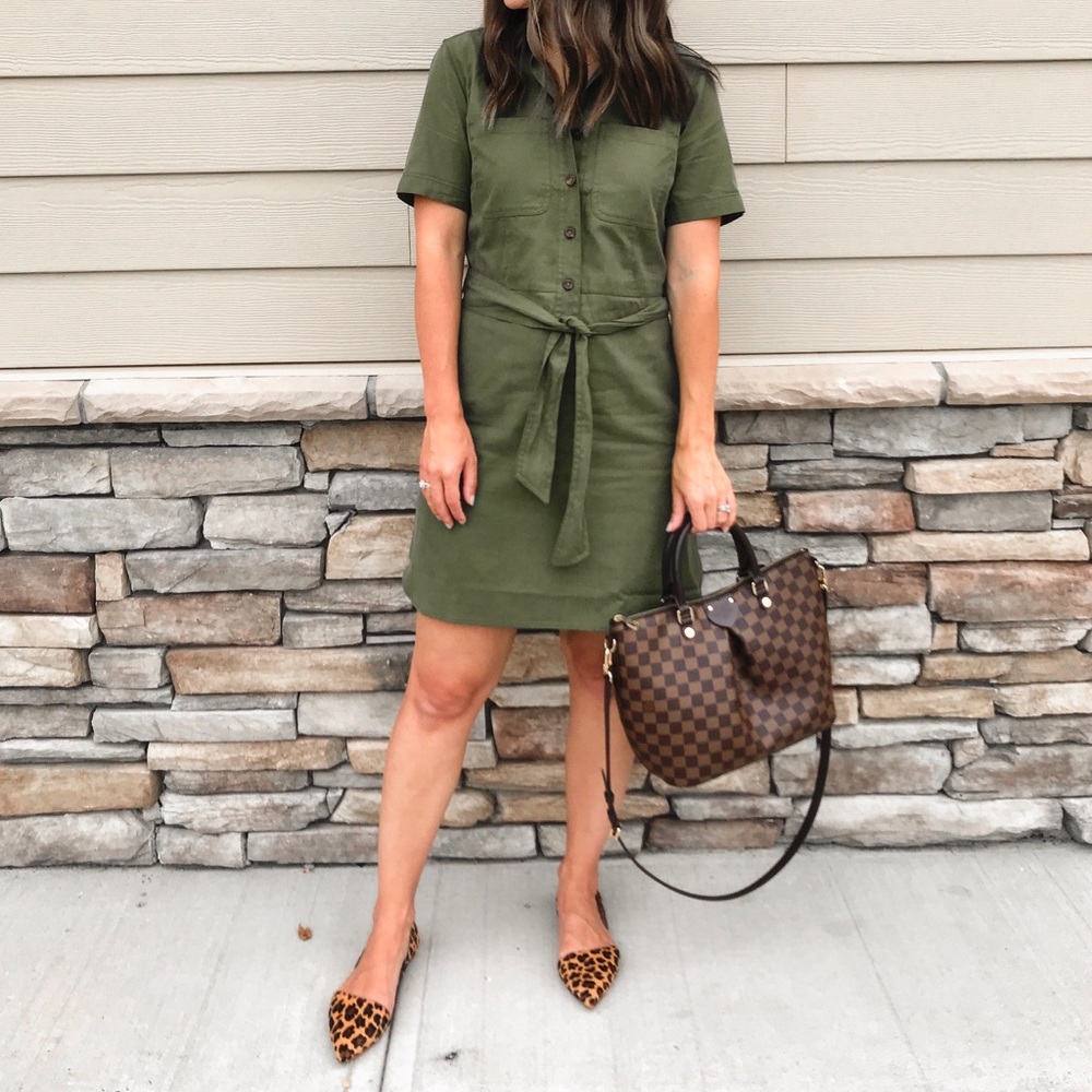 J. Crew Factory Mercantile Utility Shirtdress